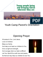 YCamp Parents Orientation