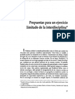 Podemos Definir La Interdisciplinariedad Como La Forma Que Asumen Las PDF