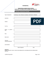 Laboratory Assessment Checklist