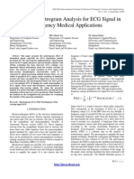 Improved Spectrogram Analysis For ECG Signal in Emergency Medical Applications