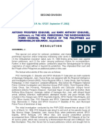 Antonio Prospero Esquivel and Mark Anthony Esquivel, (Third Division), The People of The Philippines and HERMINIGILDO EDUARDO, Respondents