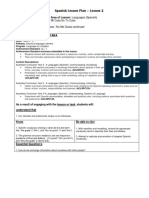 Prac Spanish Lesson Plan - 2 - Me Gusta No Me Gusta Continued