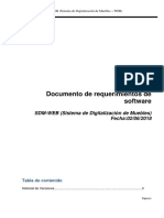 Documento de Requerimientos de Software SDM