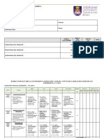 Rubric Lab Experiment (Software) 6, 7 and 8