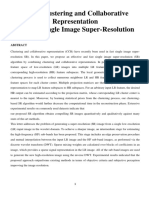 CCR Clustering and Collaborative Representation