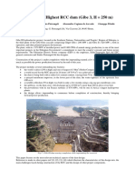 Design of The Highest RCC Dam Gibe 3