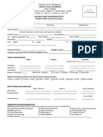 Student Profile Form For Inventory - PDF