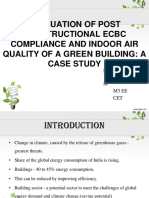 Evaluation of Post Constructional Ecbc Compliance and Indoor Air Quality of A Green Building: A Case Study