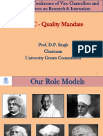 UGC Quality Mandate