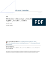 The Defense of Necessity in Criminal Law - The Right To Choose TH PDF