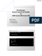 Developing A Generic Hard Fault Handler For ARM Cortex M3/M4