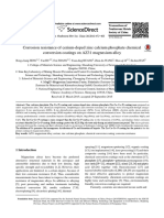 Corrosion Resistance of Cerium-Doped Zinc Calcium Phosphate Chemical Conversion Coatings On AZ31 Magnesium Alloy