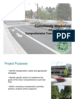 Community Workshop: City of Dunwoody Comprehensive Transportation Plan
