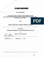 SBPCL II - Land Lease Agreement