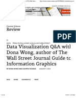 Data Visualization Q&A With Dona Wong, Author of The Wall Street Journal Guide To Information Graphics - Content Science Review