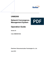 UNM2000 Network Convergence Management System Operation Guide (Version B)