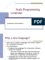 The Scala Programming Language: Presented by Donna Malayeri