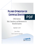 2 Polymer Optimization For Centrifuge Dewatering PDF