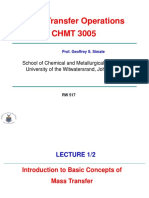 CHMT 3005 - Lecture Notes - 2018 - SAKAI - Lecture 1 - 2 PDF