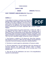 G.R. No. 153798 September 2, 2005 Belen Sagad ANGELES, Petitioners, Aleli "Corazon" Angeles Maglaya, Respondent