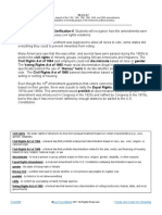 SS.7.C.3.7 Benchmark Clarification 4: Students Will Recognize How The Amendments Were