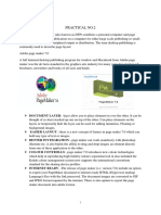 Practical No.2: DTP: - Desktop Publishing (Also Known As DTP) Combines A Personal Computer and Page