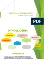 Endocrine Emergencies: Dr. Diyah Saraswati, SPPD