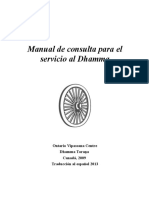 Manual de Consulta para El Servicio Al Dhamma