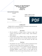 Republic of The Philippines Regional Trial Court 2 Judicial Region Branch 36 Santiago City