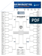 CBS Sports 2019 NCAA Men's Basketball Tournament Bracket