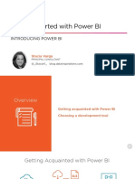 1 Getting Started Power Bi m1 Slides PDF