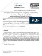 Power Transformer Winding Model For Lightning Impulse Testing PDF