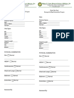 Patient Data Sheet Barangay San Miguel Immunization Program Patient Data Sheet Barangay San Miguel Immunization Program