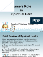 Nurses Role in Spiritual Care 5