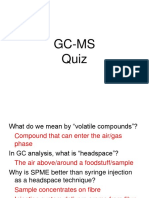 GC-MS Quiz - Rob