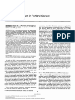 Hexavalent Chromium in Portland Cement