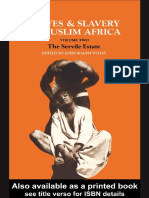 Willis, John Ral - Slaves and Slavery in Muslin Africa - The Servuile State PDF