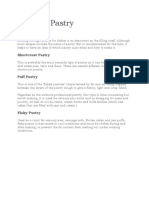 Types of Pastry