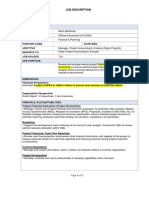 JD - Manager Project Accounting Analysis (Major Projects)