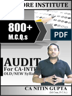 Audit MCQ For CA IPCC OldNew Syllabus by CA Nitin Gupta PDF