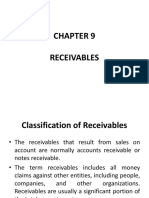 Chapter 9 RECEIVABLES