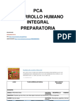 Pca Desarrollo Humano Integral Inicial