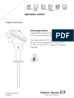 Sanitary RTD Temperature Sensor TH17: Supplementary Documentation