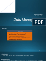 Data Management