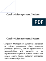 Quality System