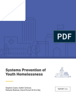 Systems Prevention of Youth Homelessness