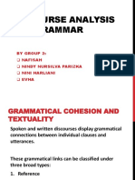 Discourse Analysis and Grammar.