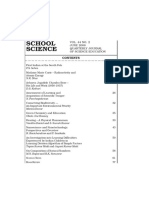 School Science: VOL. 44 NO. 2 JUNE 2006 Quarterly Journal of Science Education