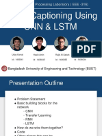 Image Captioning Using CNN & LSTM: Digital Signal Processing Laboratory (EEE - 316)