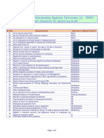 Document Checklist For C TPAT Audit PDF